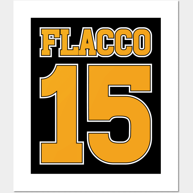 Joe Flacco Jersey v2 Wall Art by Emma